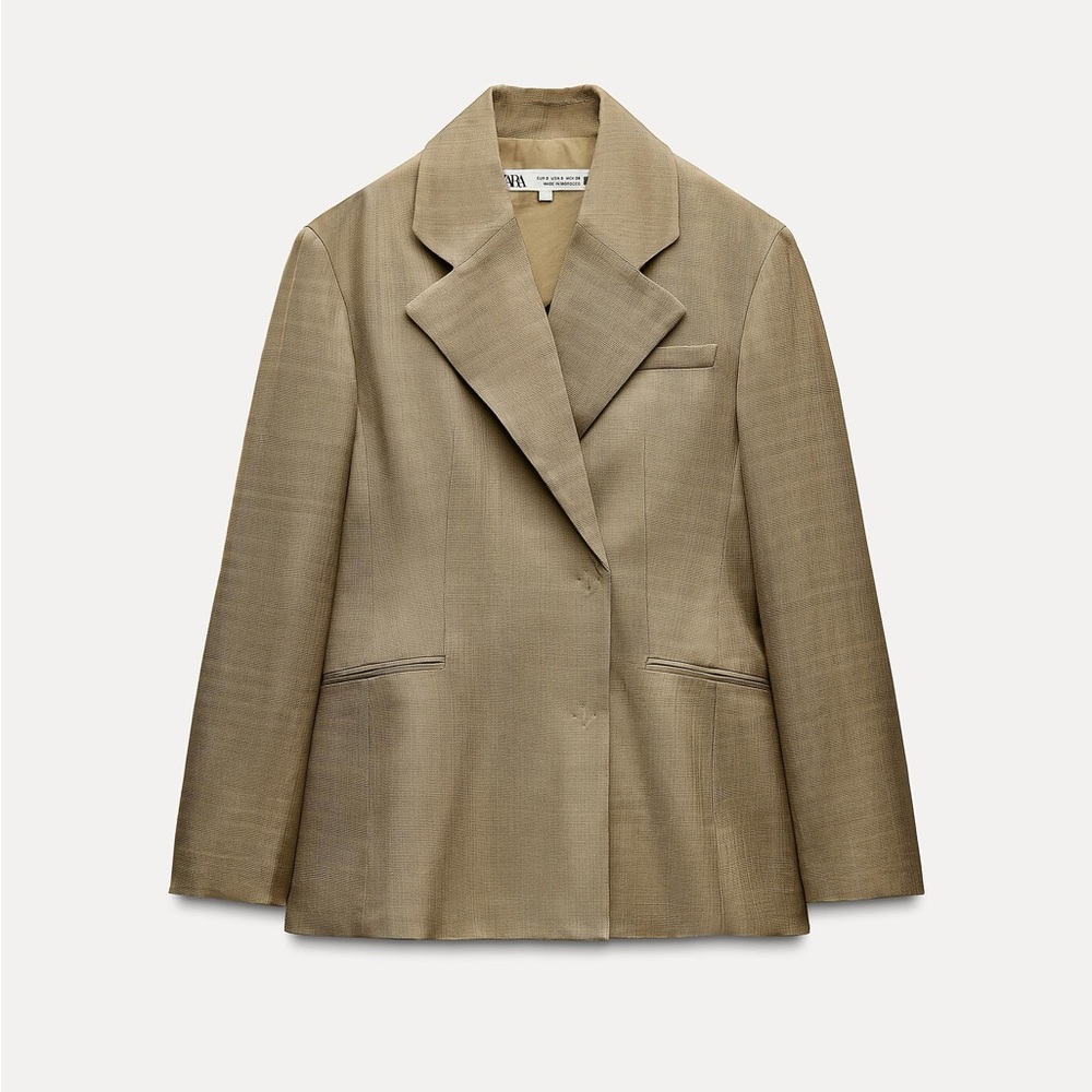 ZARA Women's Tan Blazer